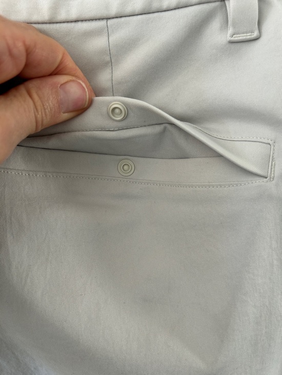 Lululemon Pants Men's 31 Cream Commission Slim Classic Chino Flat Front - Picture 9 of 16